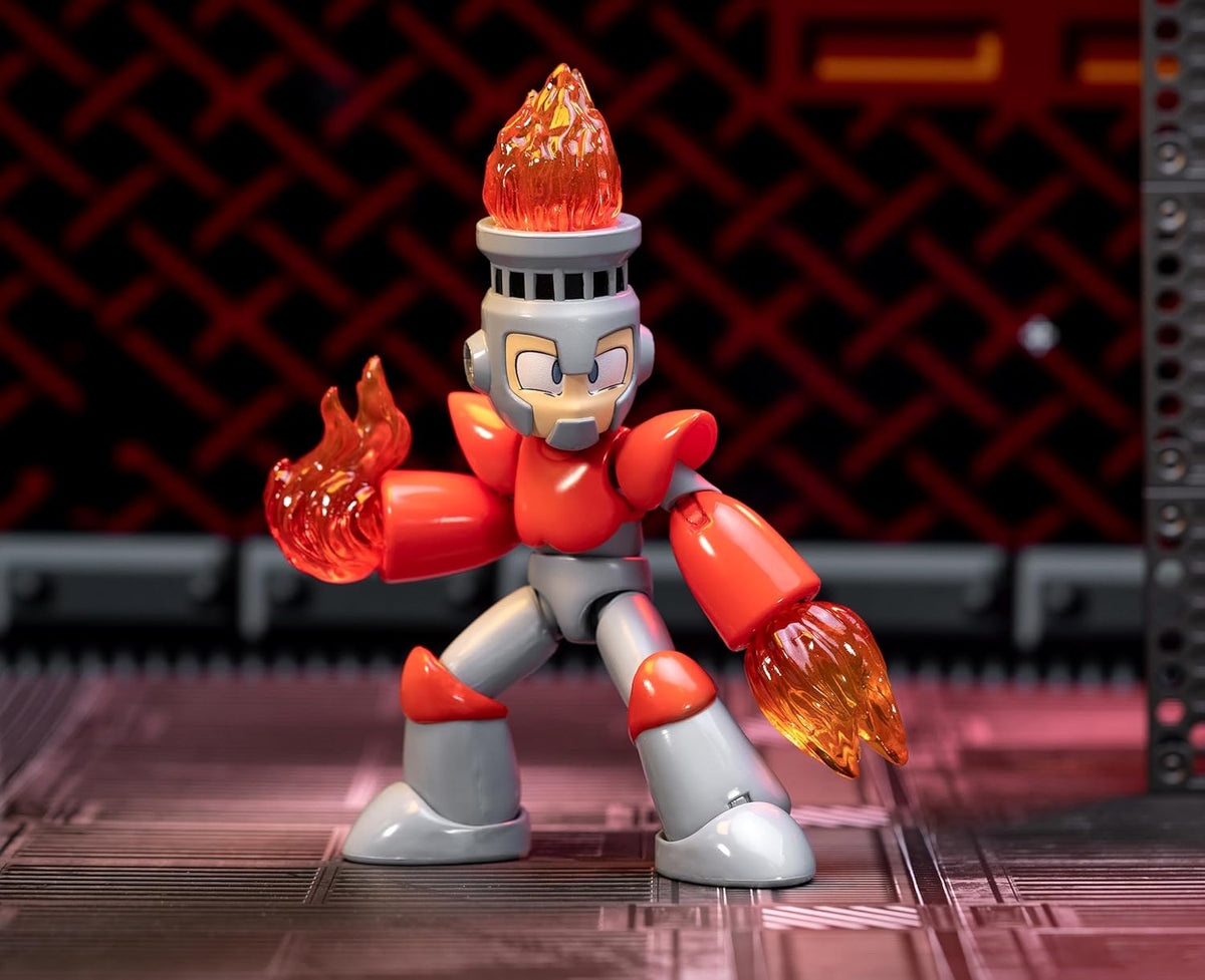 Mega Man 4" Fire Man - 1:12 Scale Action Figure