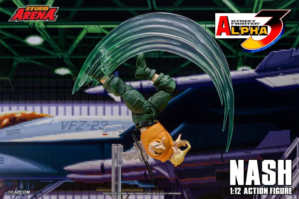 Street Fighter Alpha 3 Storm Arena Nash 1/12 Scale Action Figure