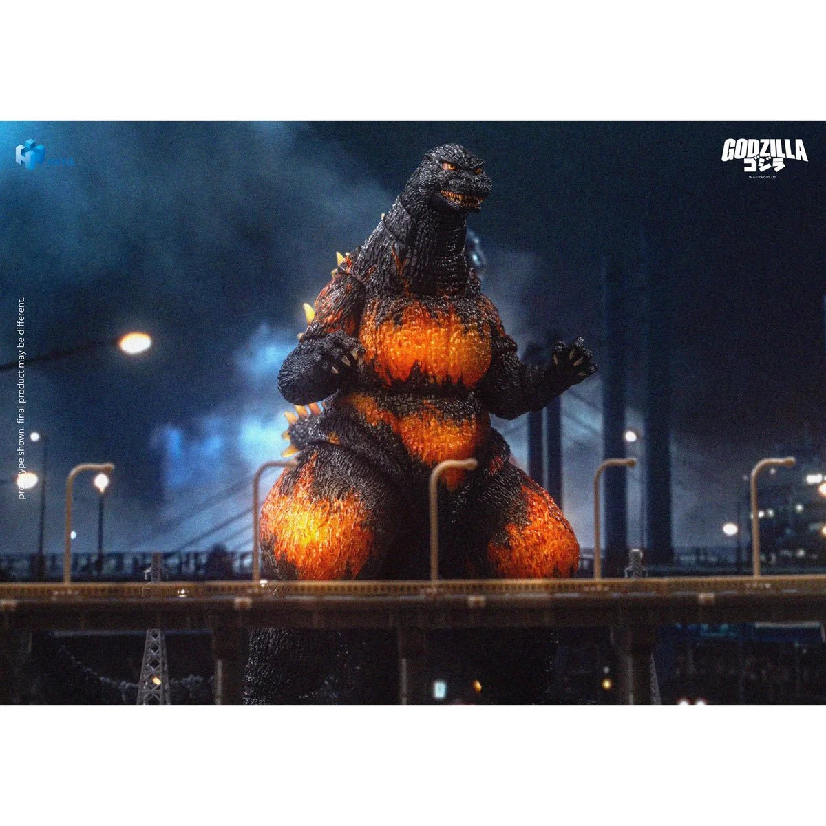Godzilla vs. Destroyah 1995 Burning Godzilla Exquisite Basic Series None Scale 7-Inch Action Figure