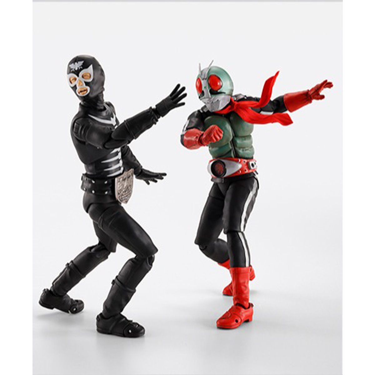 Kamen Rider Shocker Combatman Evil Showa Kaijin Edition S.H.Figuarts Action Figure (Reissue)