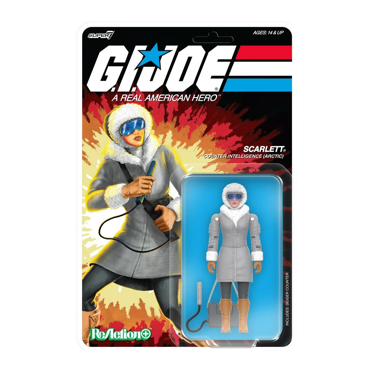 G.I. Joe Arctic Scarlett 3 3/4-Inch ReAction+ Figure