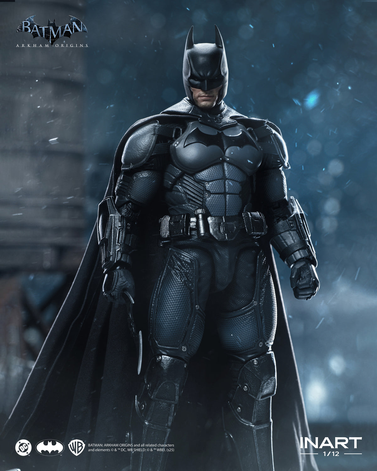 INART Arkham Origins Batman 1/12 Action Figure