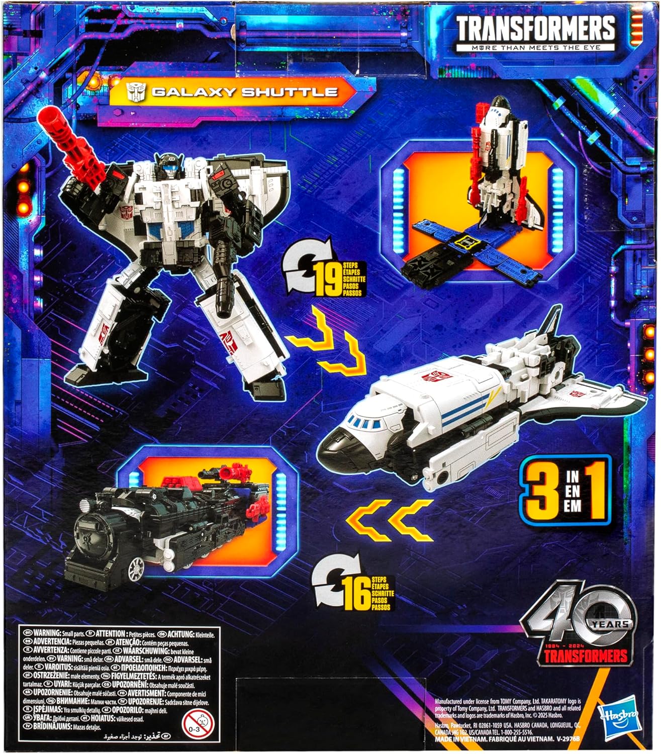 Transformers Legacy United Leader Class Galaxy Shuttle, 7.5-inch Converting Action Figure