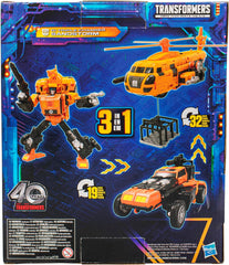 Transformers Legacy United Leader Class G1 Triple Changer Sandstorm, 7.5-inch Converting Action Figure, 8+ Years