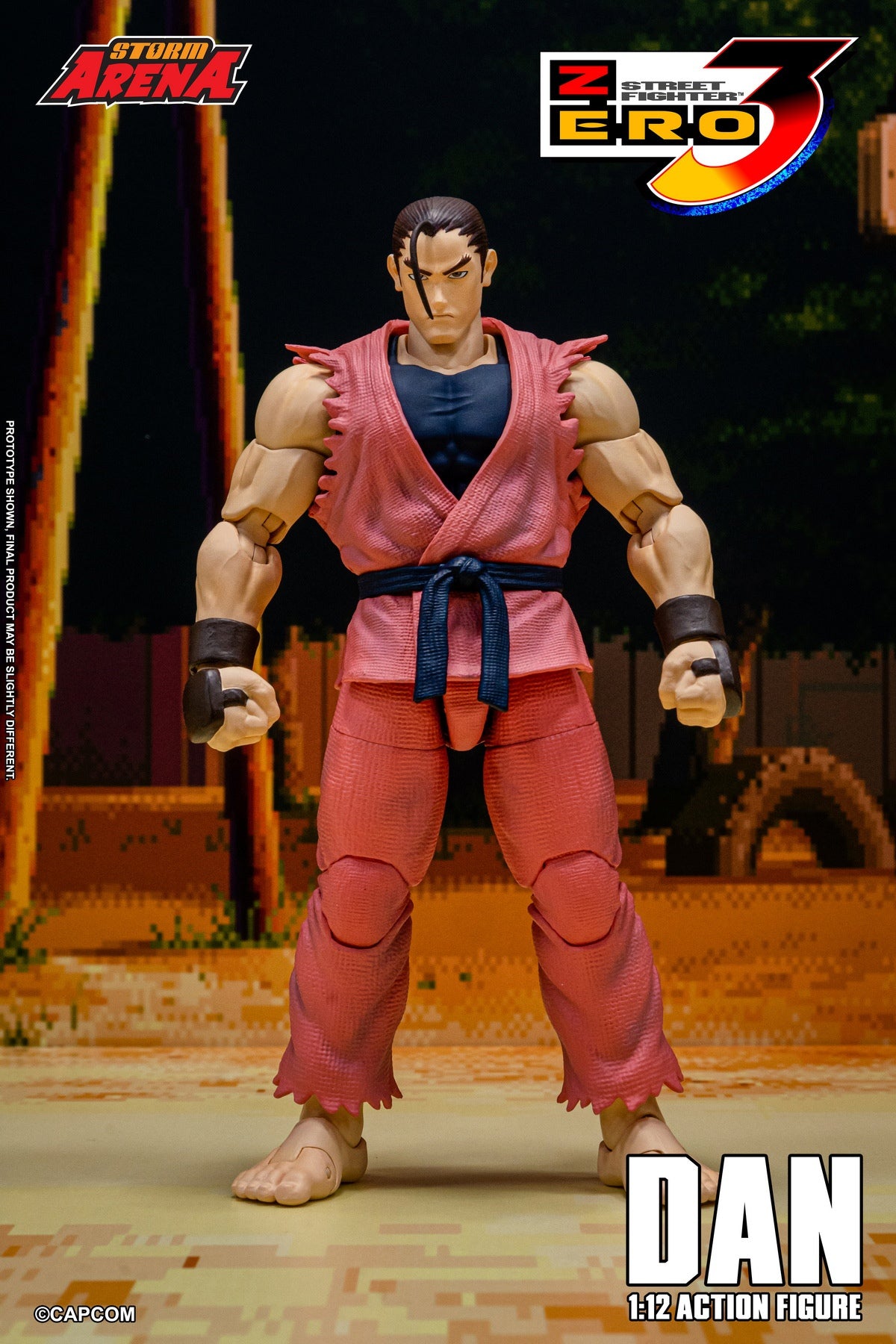 Street Fighter Alpha 3 Storm Arena Dan 1/12 Scale Action Figure