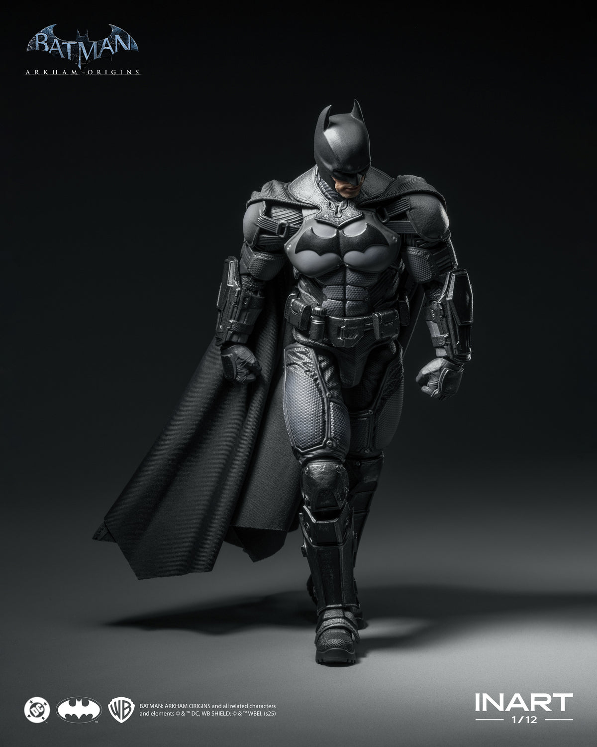 INART Arkham Origins Batman 1/12 Action Figure