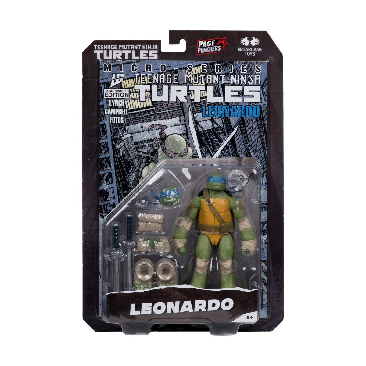Teenage Mutant Ninja Turtles Page Punchers Leonardo 5-Inch Scale Action Figure with Comic
