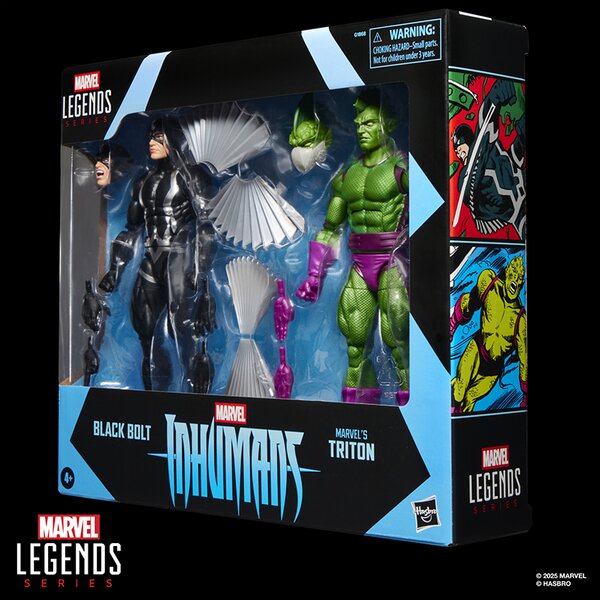 Inhumans Marvel Legends Black Bolt & Marvel’s Triton 6-Inch Action Figures 2-Pack