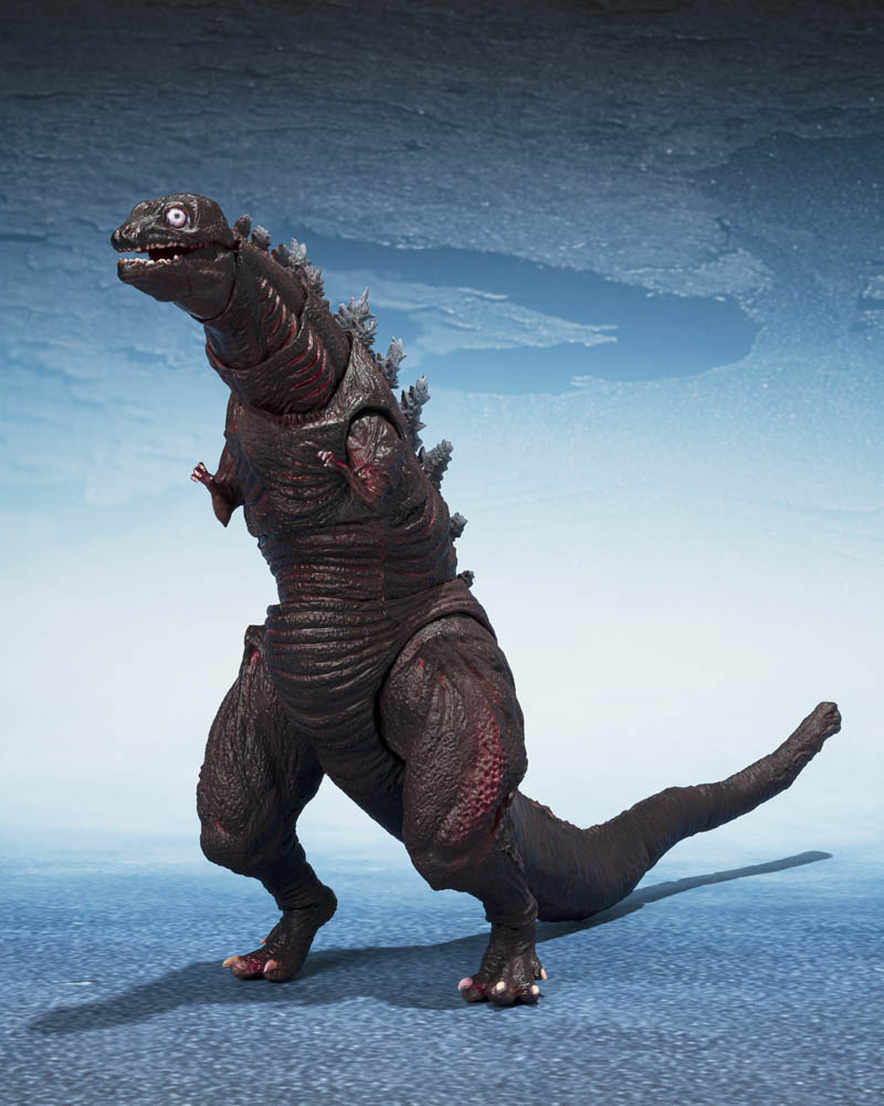 Godzilla 2016 The Second Form, Third Form, and Giant Unidentified Creature S.H.MonsterArts Action Figure Set