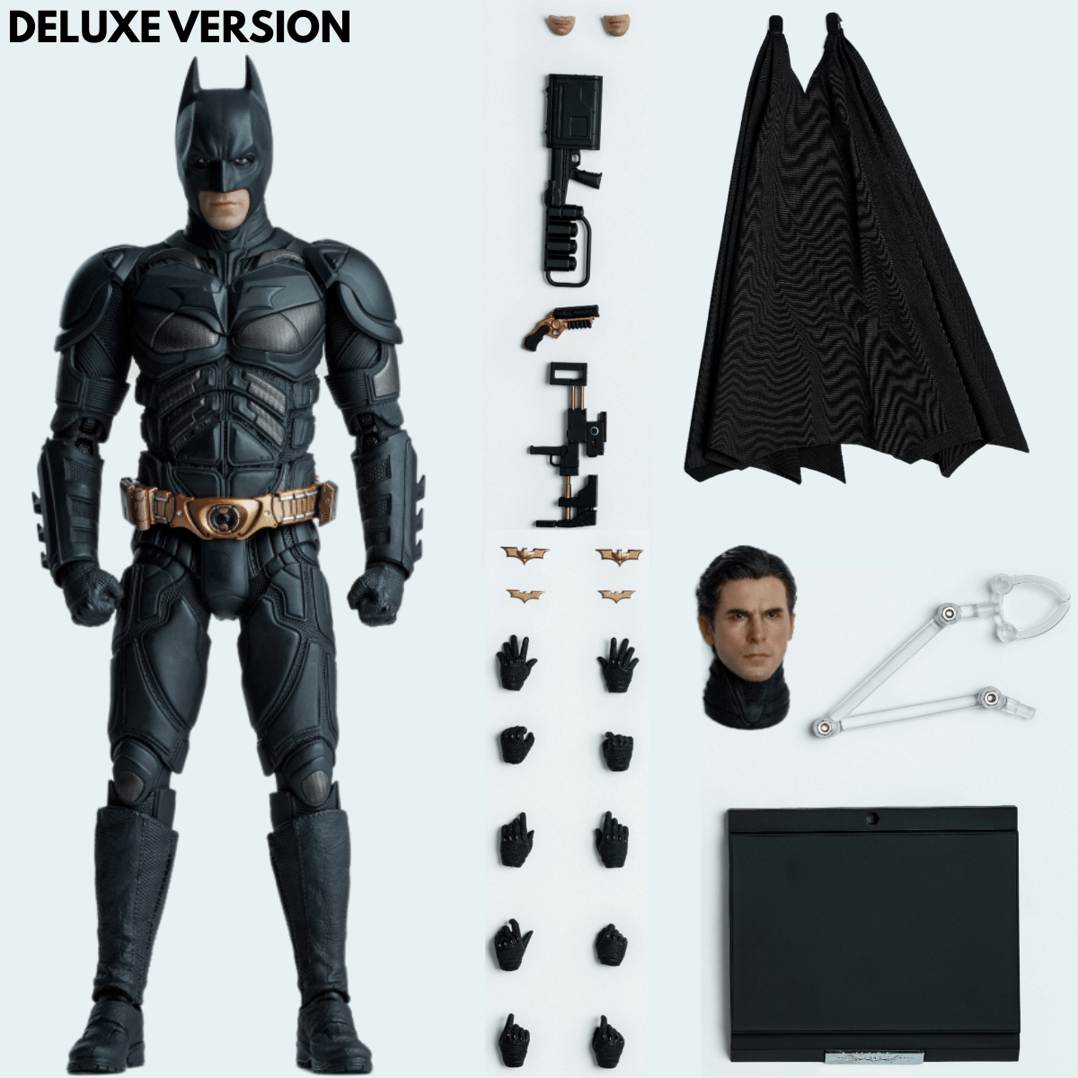 INART The Dark Knight Rises Batman 1/12 Action Figure (Deluxe Version) Reissue