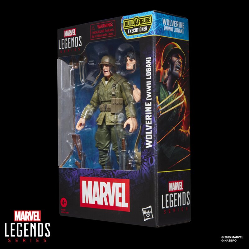 Marvel Legends Series Wolverine (WWII Logan), X-Men Comics Collectible 6-Inch Scale Action Figure