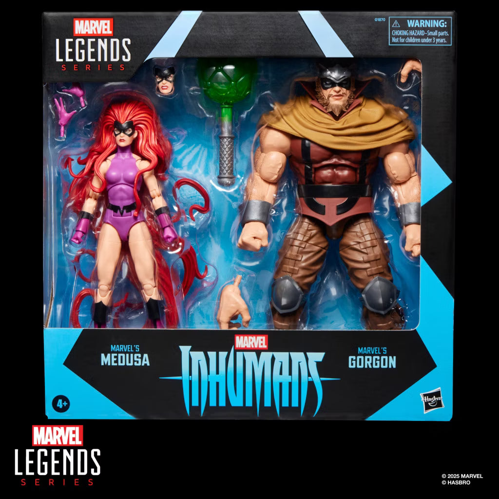 Inhumans Marvel Legends Medusa and Gorgon 6-Inch Action Figures 2-Pack