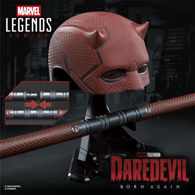Marvel Legends Series Daredevil: Born Again Premium Roleplay Mask & Billy Club