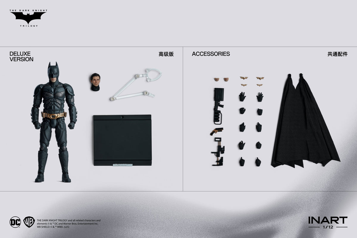 INART The Dark Knight Rises Batman 1/12 Action Figure (Deluxe Version) Reissue