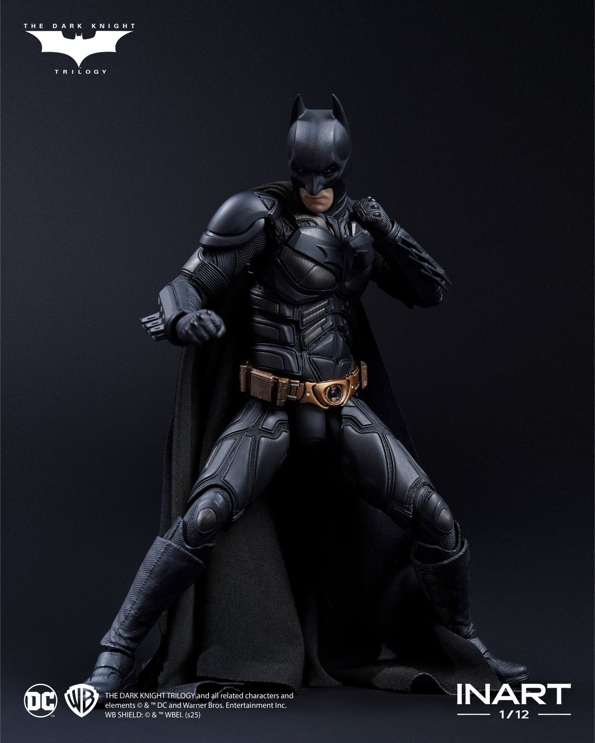 INART The Dark Knight Rises Batman 1/12 Action Figure (Deluxe Version) Reissue