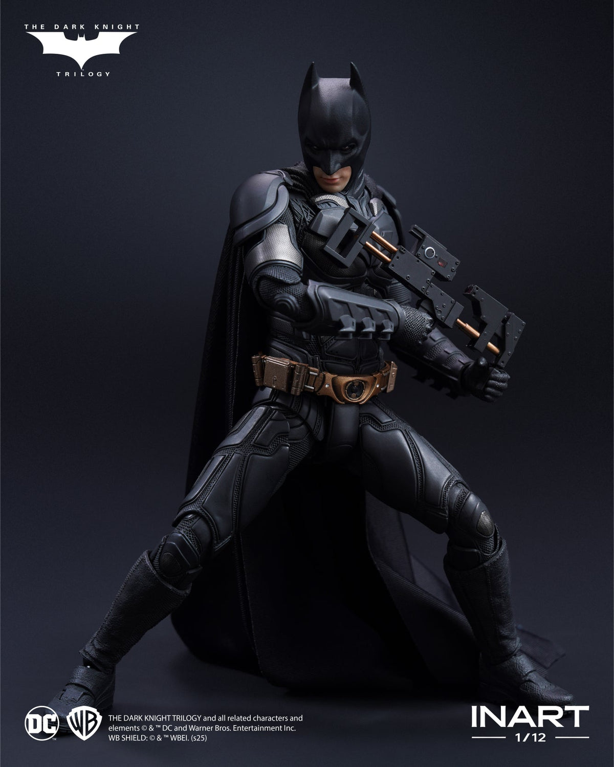 INART The Dark Knight Rises Batman 1/12 Action Figure (Deluxe Version) Reissue