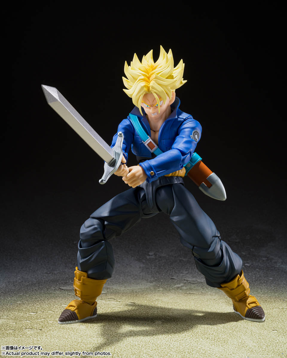 Dragon Ball Z Super Saiyan Trunks The Boy from the Future S.H.Figuarts Action Figure (Reissue)