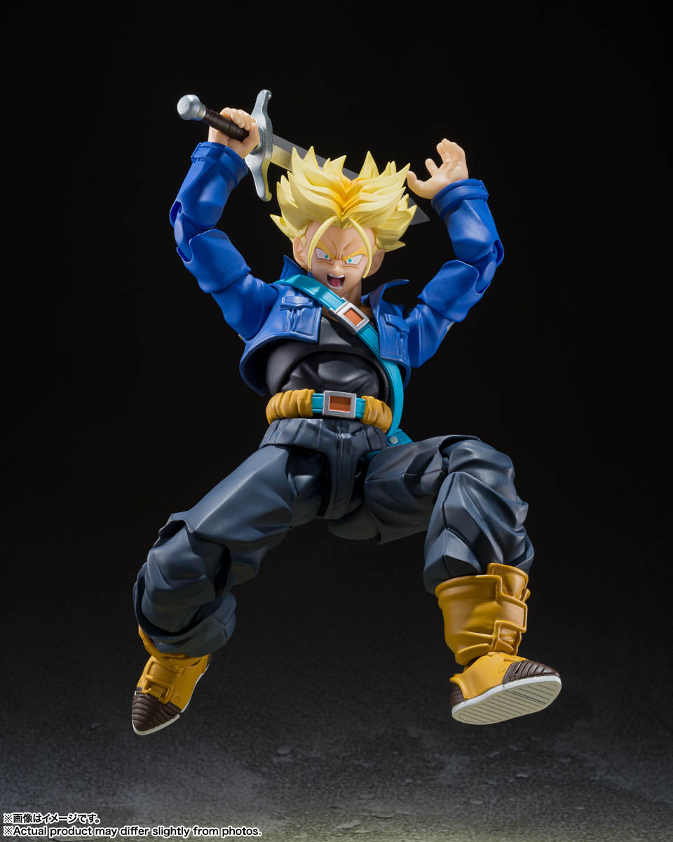 Dragon Ball Z Super Saiyan Trunks The Boy from the Future S.H.Figuarts Action Figure (Reissue)