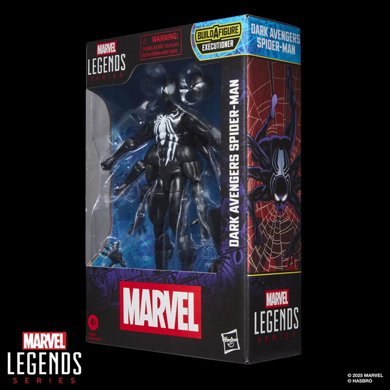 Marvel Legends Series Dark Avengers Spider-Man, Avengers Comics Collectible 6-Inch Scale Action Figure