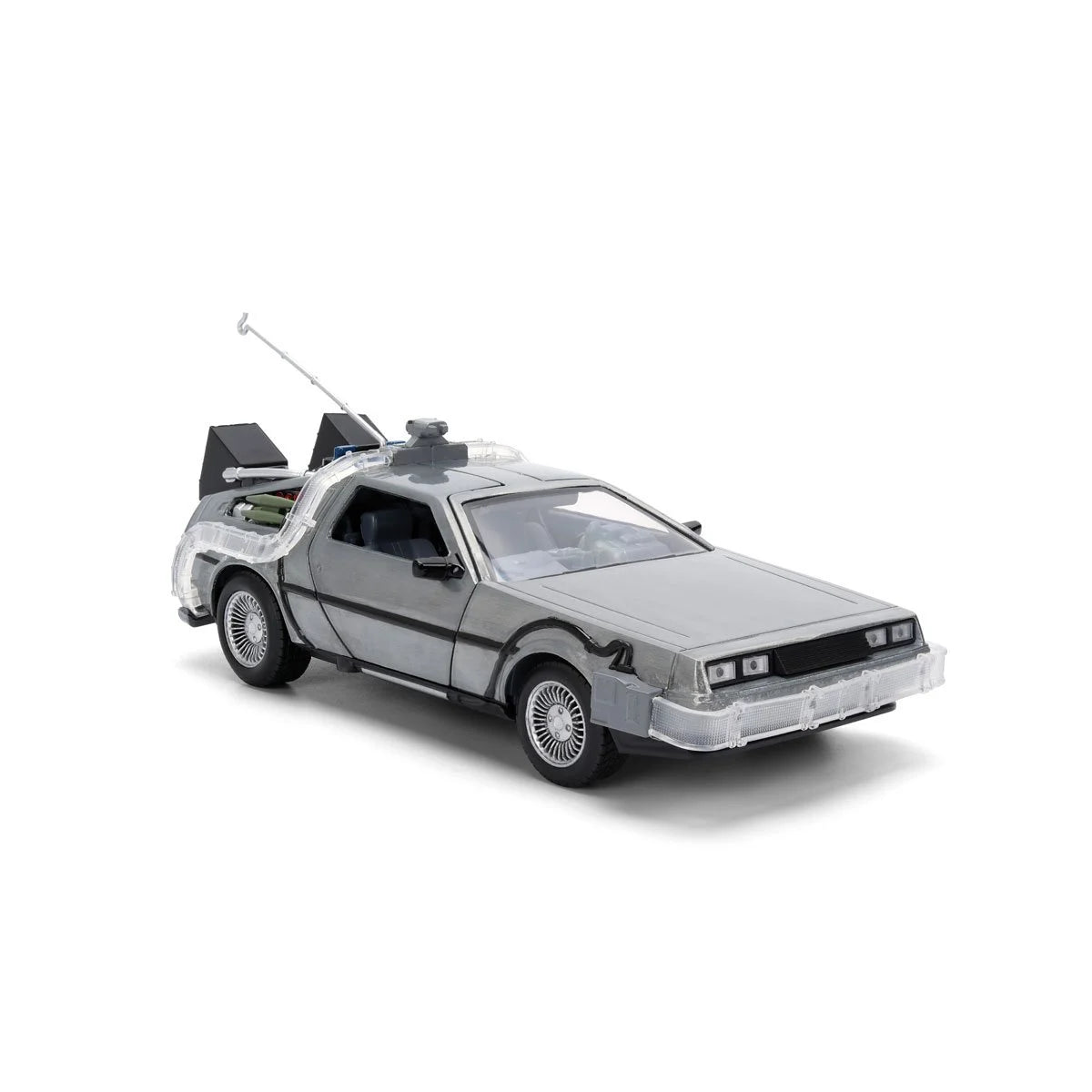 Hollywood Rides Back to the Future Time Machine 40th Anniversary 1:24 Scale Die-Cast Metal Vehicle
