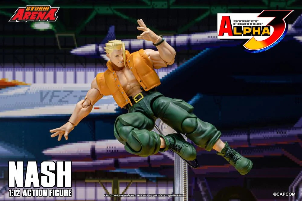 Street Fighter Alpha 3 Storm Arena Nash 1/12 Scale Action Figure