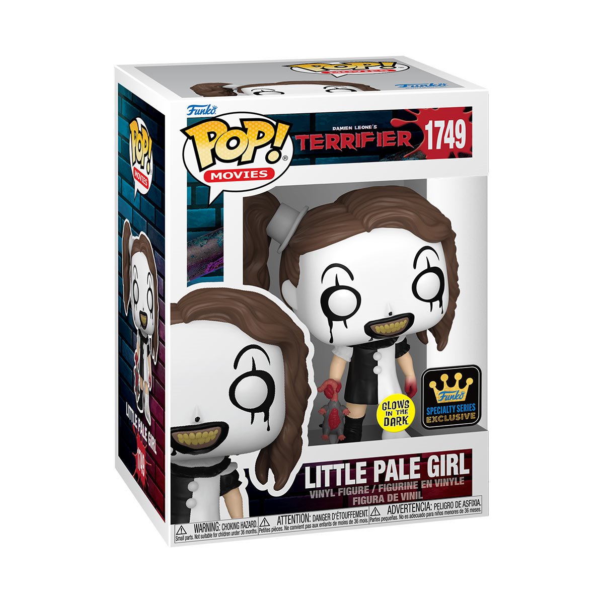 Pop! Movies: Terrifier - Specialty Series Little Pale Girl (Glow - in - the - Dark)