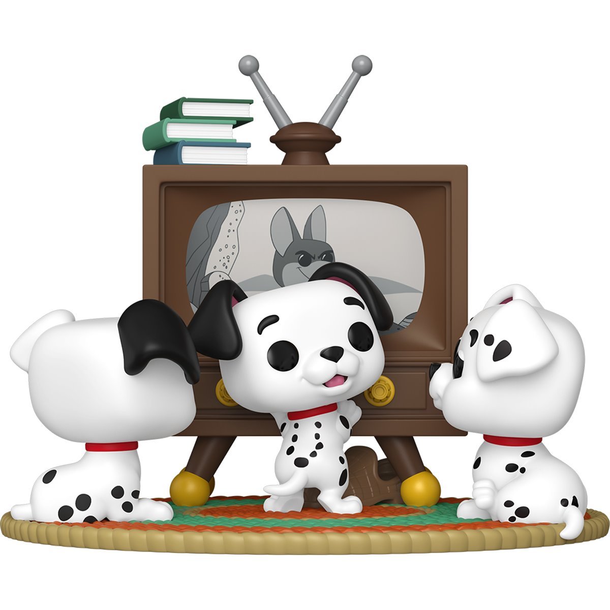 Pop! 101 Dalmatians: Rolly, Patch, & Lucky with TV