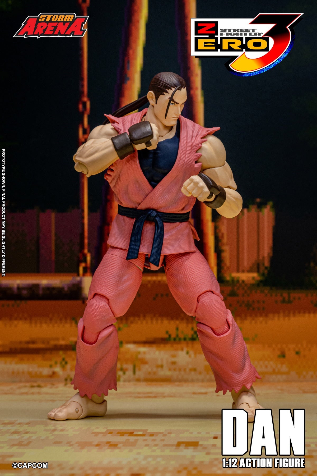 Street Fighter Alpha 3 Storm Arena Dan 1/12 Scale Action Figure