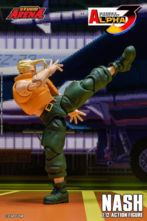 Street Fighter Alpha 3 Storm Arena Nash 1/12 Scale Action Figure