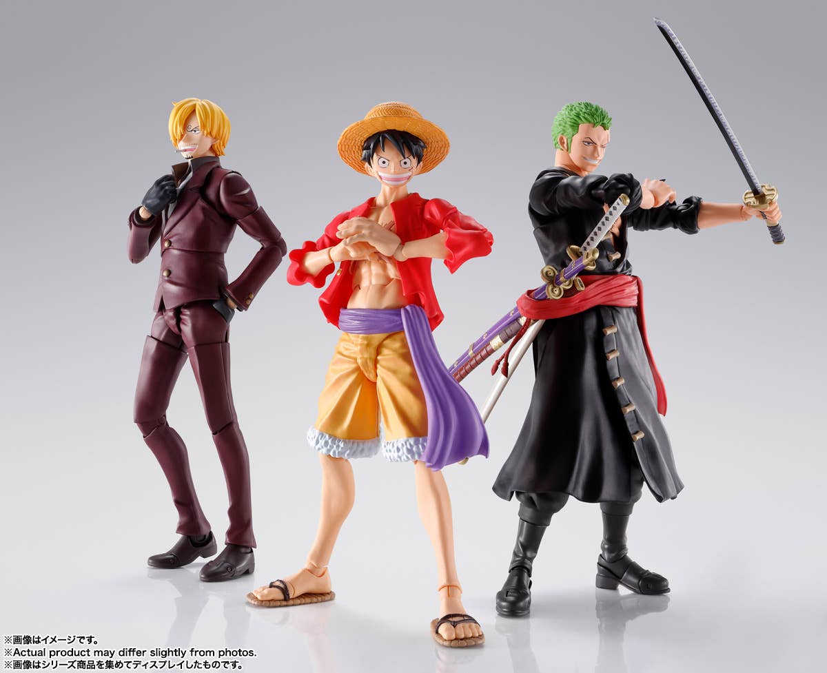 One Piece Monkey D. Luffy The Raid on Onigashim S.H.Figuarts Action Figure (Reissue)