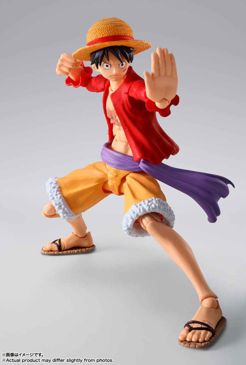 One Piece Monkey D. Luffy The Raid on Onigashim S.H.Figuarts Action Figure (Reissue)