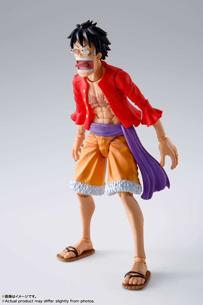 One Piece Monkey D. Luffy The Raid on Onigashim S.H.Figuarts Action Figure (Reissue)