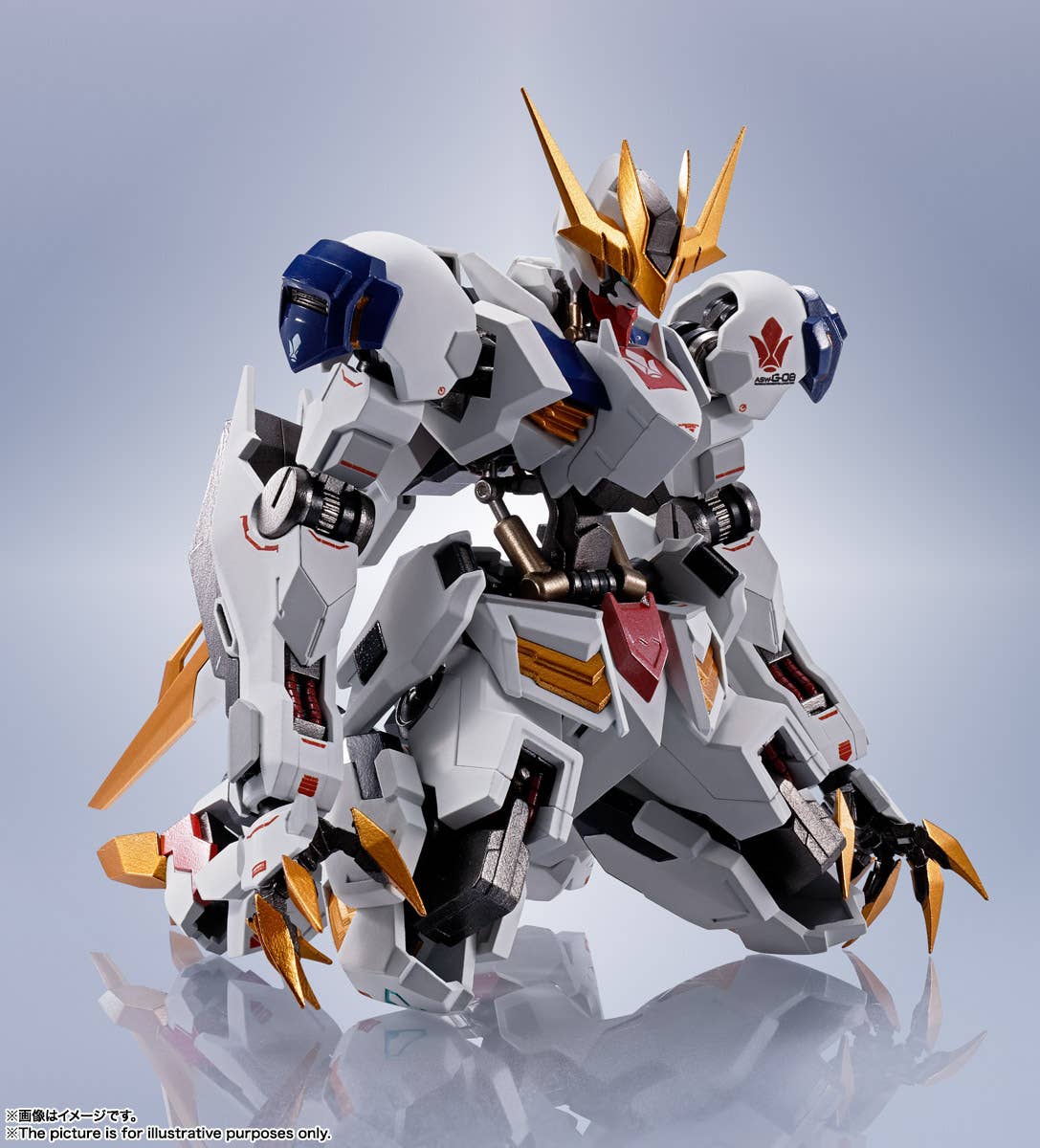 Mobile Suit Gundam: Iron-Blooded Orphans Side MS Gundam Barbatos Lupus Rex Metal Robot Spirits Action Figure - Reissue