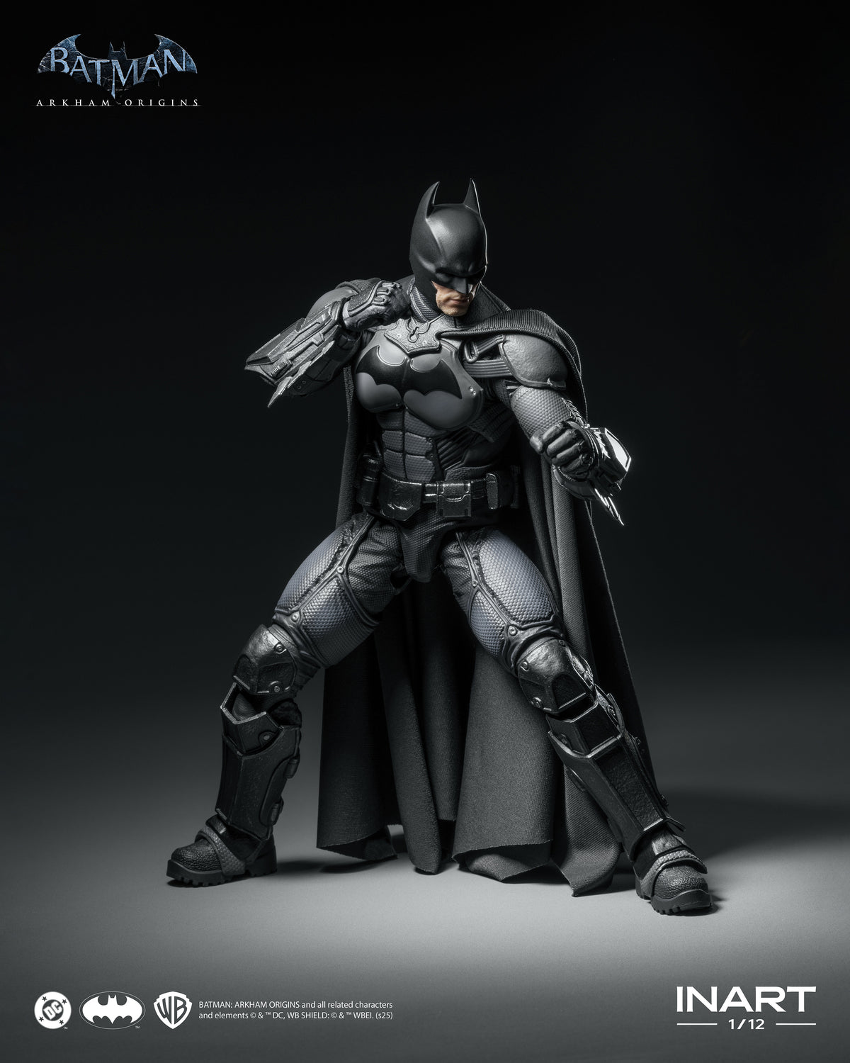 INART Arkham Origins Batman 1/12 Action Figure