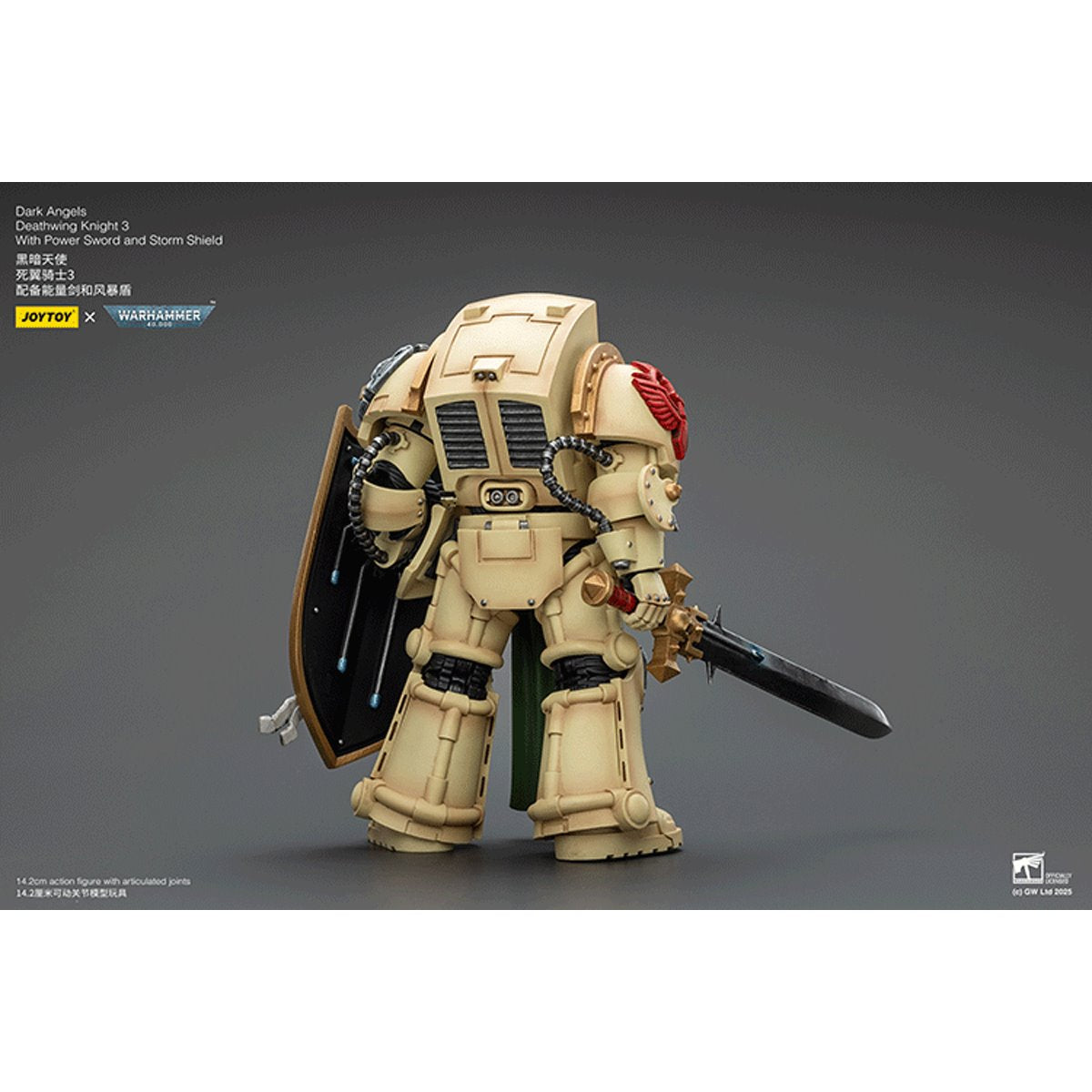 Warhammer 40,000 Dark Angels Deathwing Knight 3 1:18 Scale Action Figure