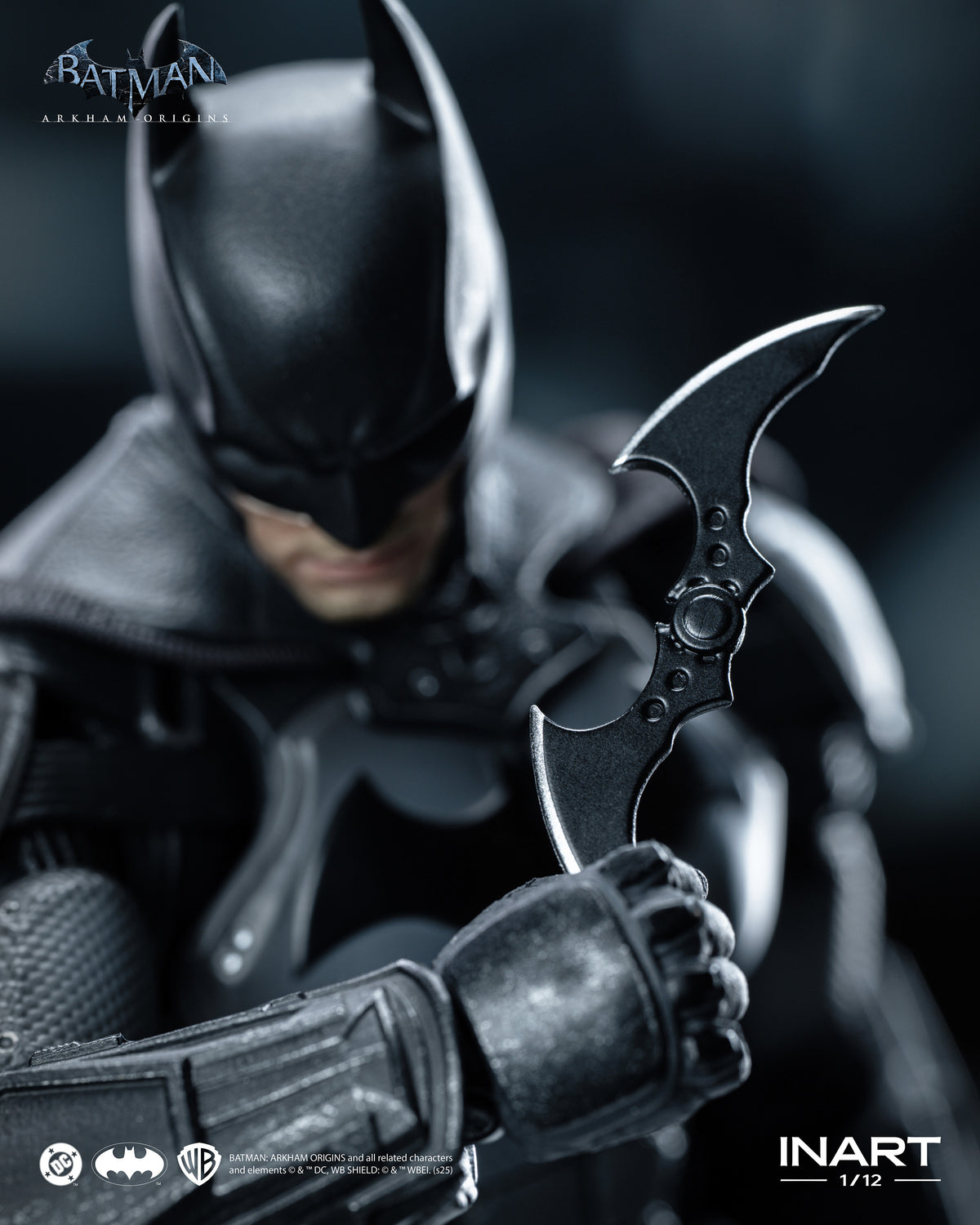INART Arkham Origins Batman 1/12 Action Figure