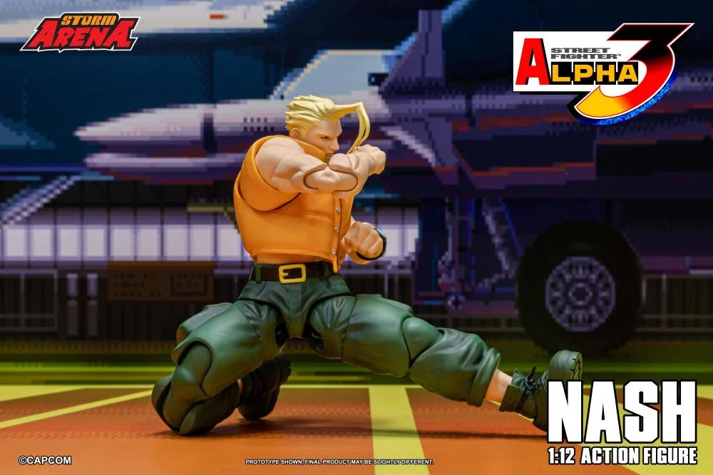 Street Fighter Alpha 3 Storm Arena Nash 1/12 Scale Action Figure