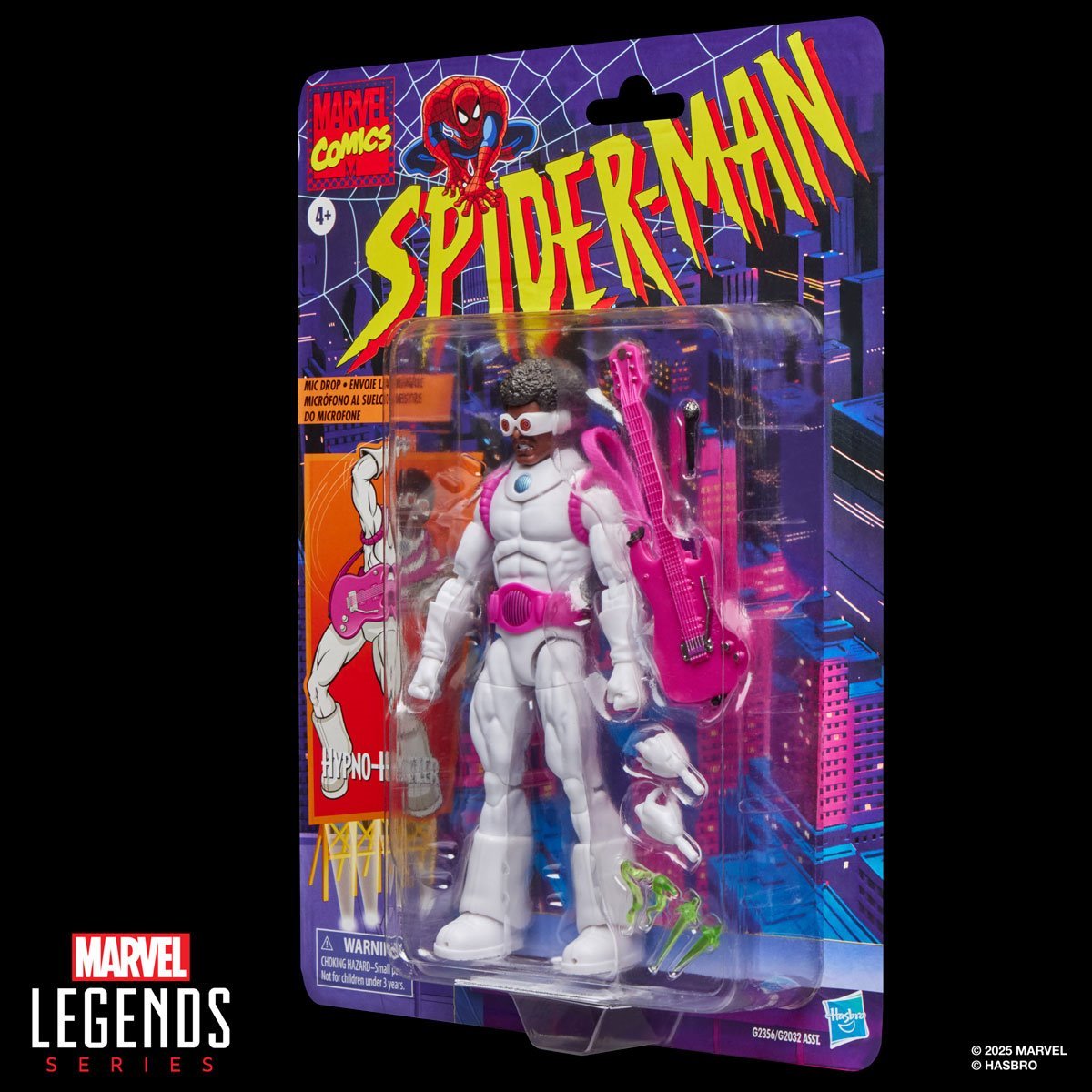 Spider-Man Marvel Legends Retro Cardback Hypno-Hustler 6-Inch Action Figure