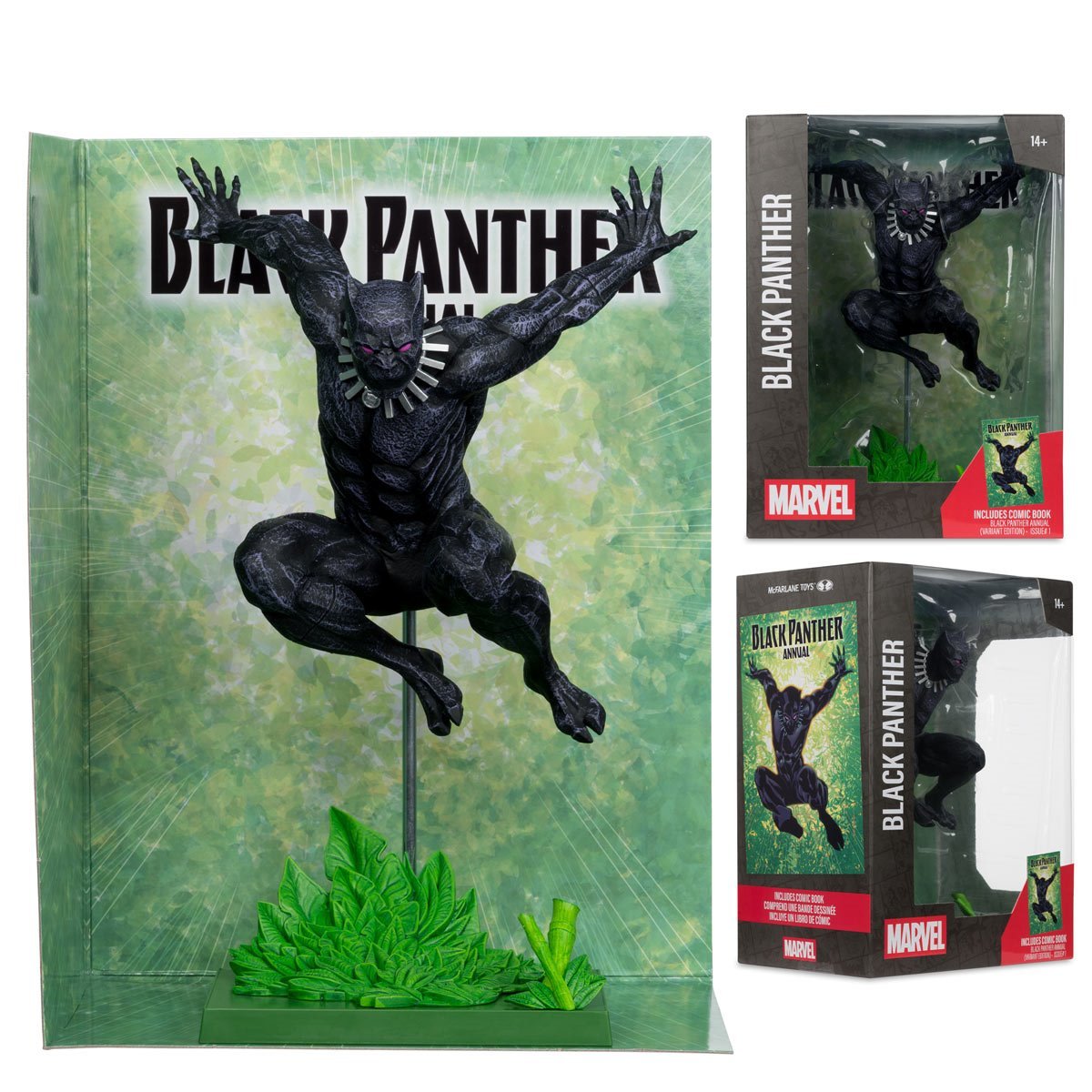 Marvel Black Panther Annual#1 1:6 Scale Posed Figure with Scene and Comic