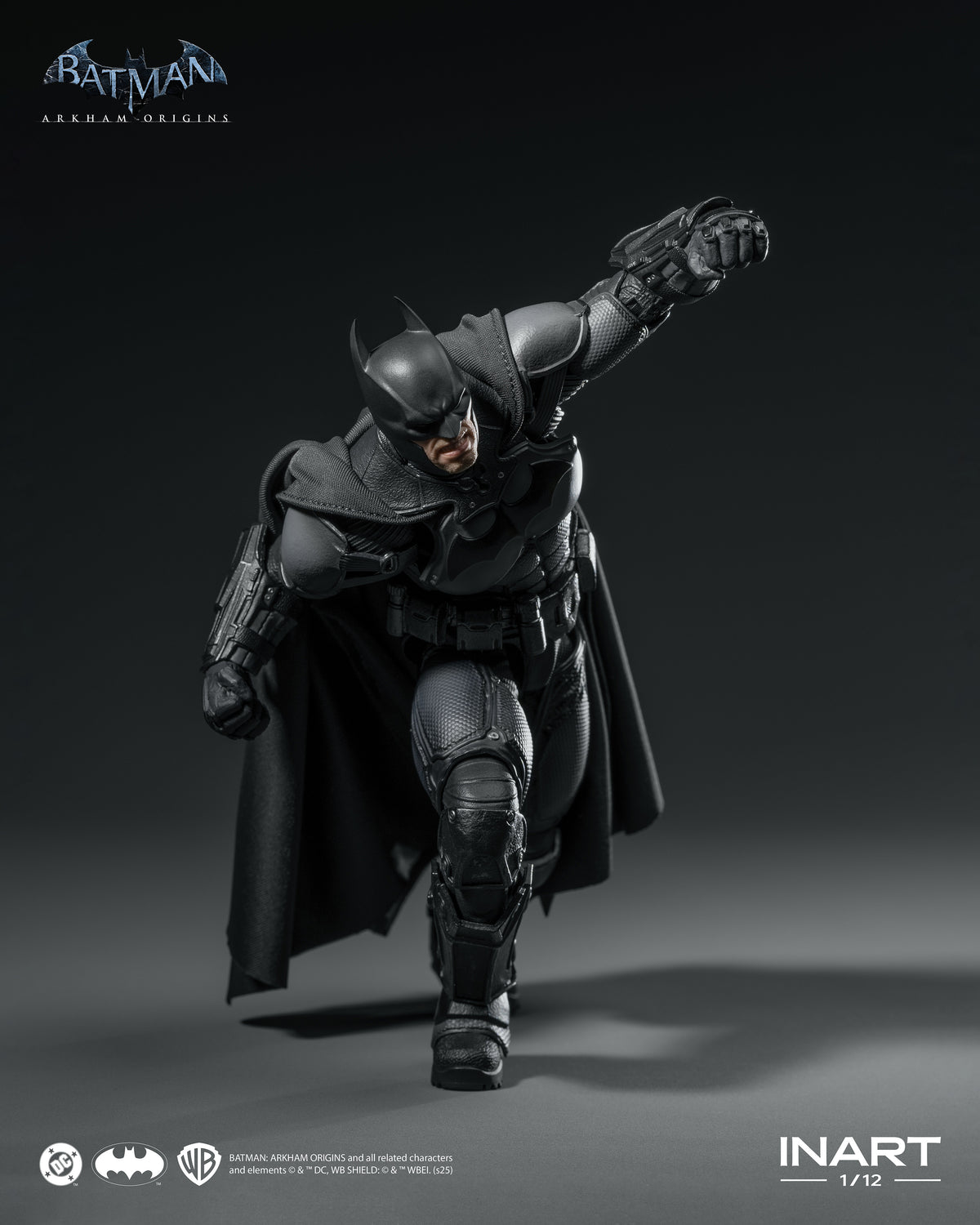 INART Arkham Origins Batman 1/12 Action Figure