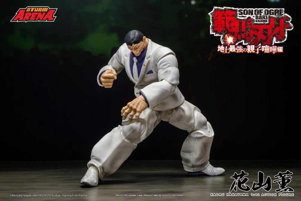 Baki Hanma: Son of Ogre Storm Arena Kaoru Hanayama 1/12 Scale Action Figure