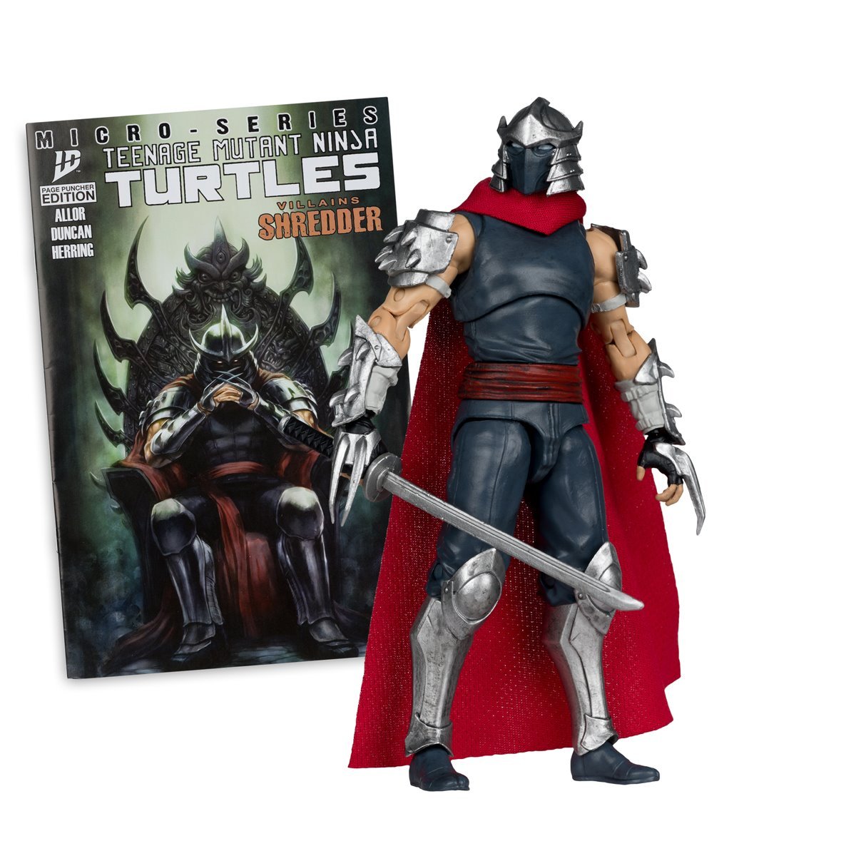 Teenage Mutant Ninja Turtles Page Punchers Shredder 5-Inch Scale Action Figure with Comic