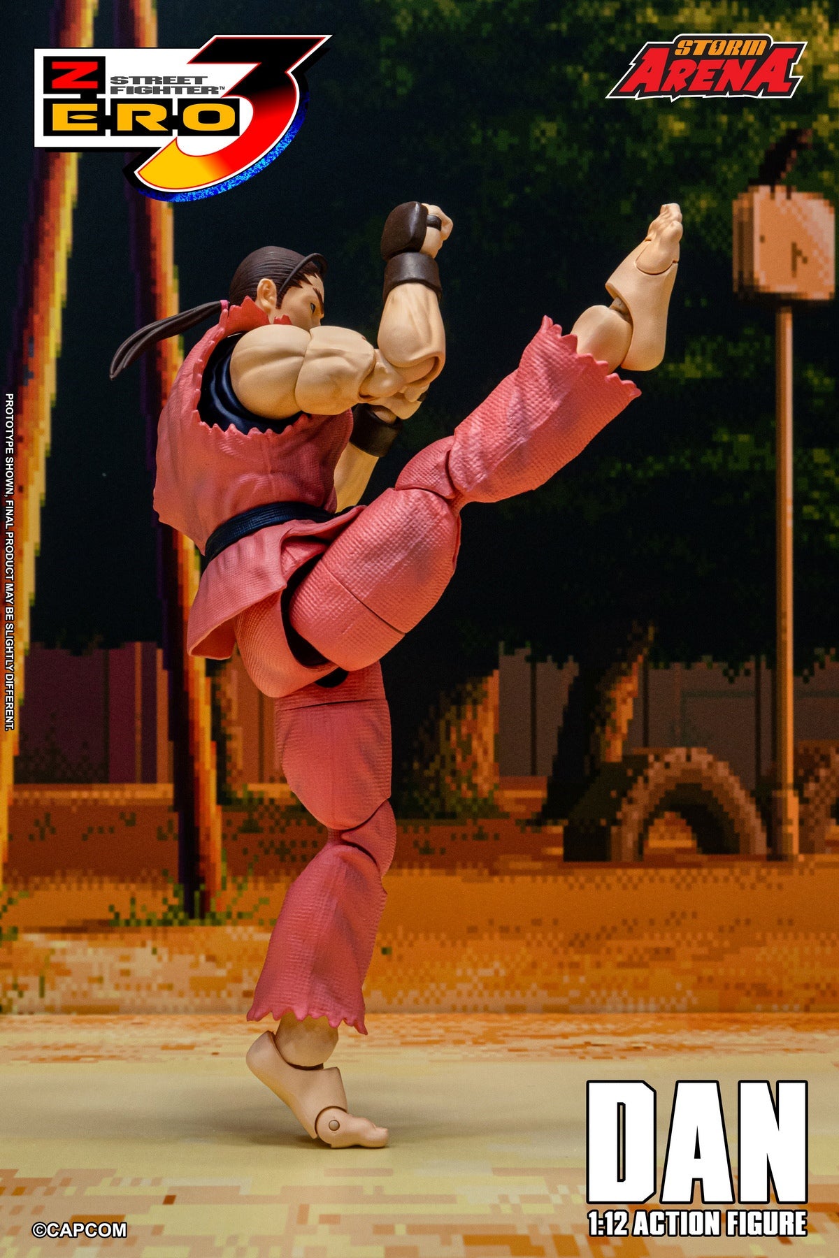 Street Fighter Alpha 3 Storm Arena Dan 1/12 Scale Action Figure