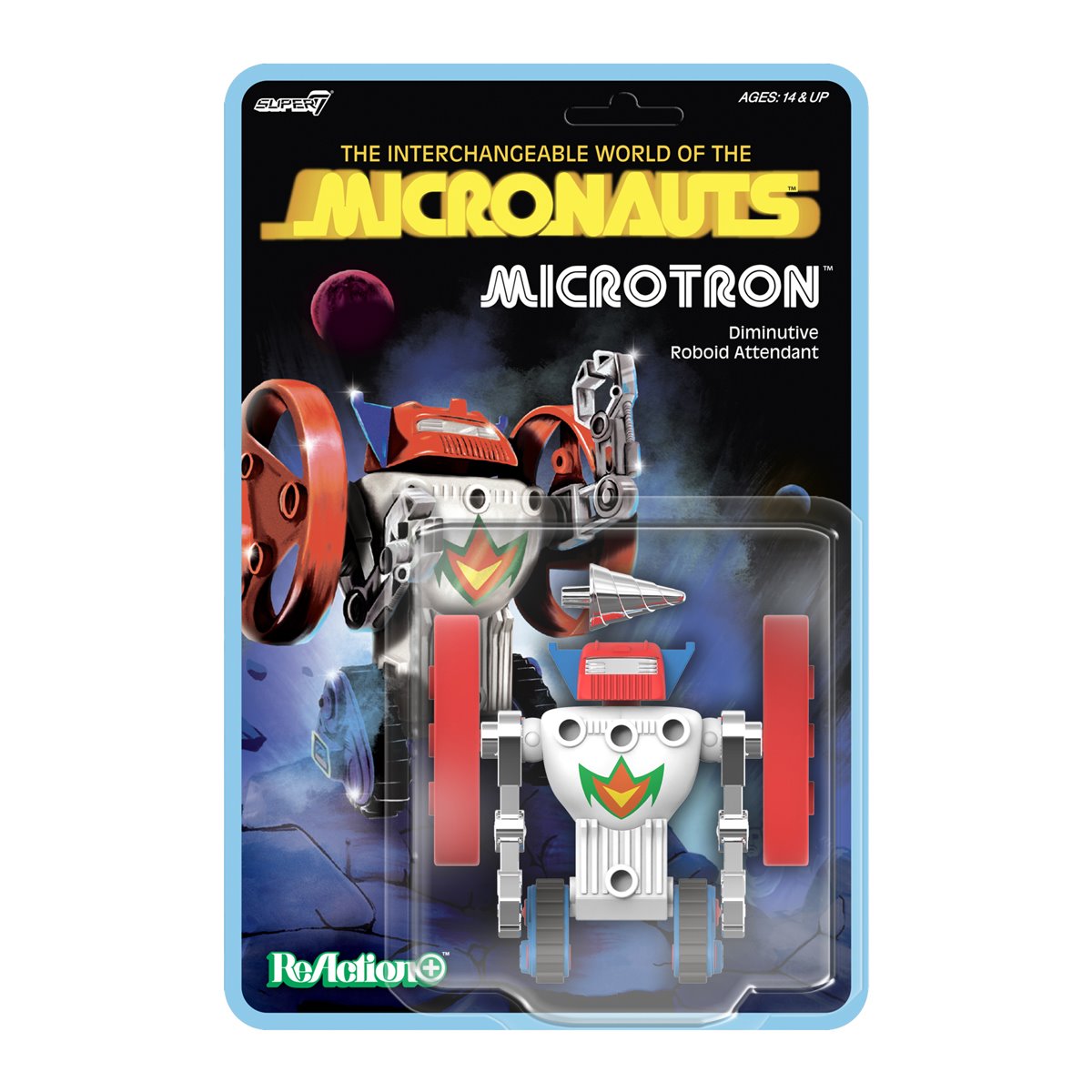 Micronauts Microtron 3 3/4-Inch ReAction+ Figure