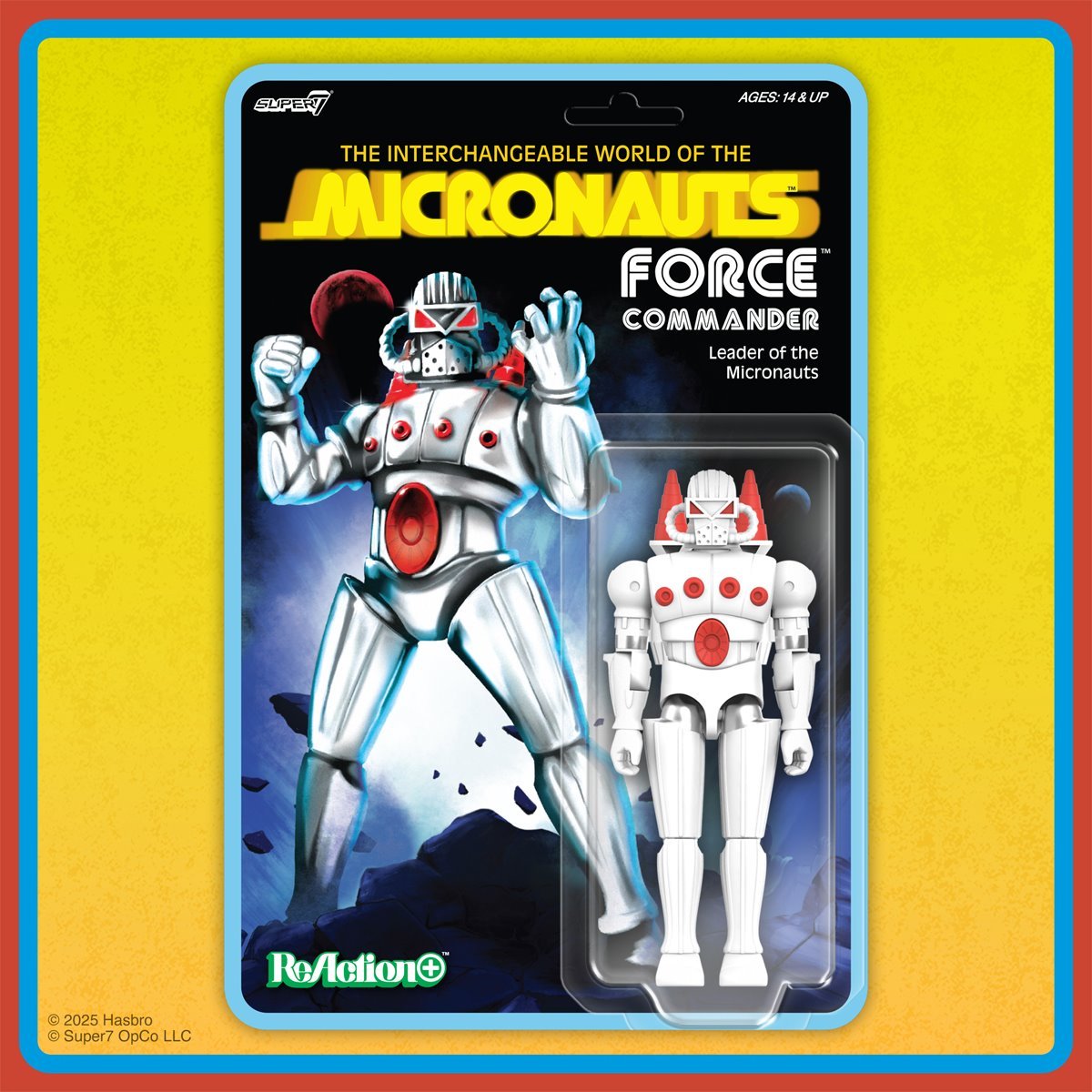 Micronauts Force Commander 3 3/4-Inch ReAction+ Figure