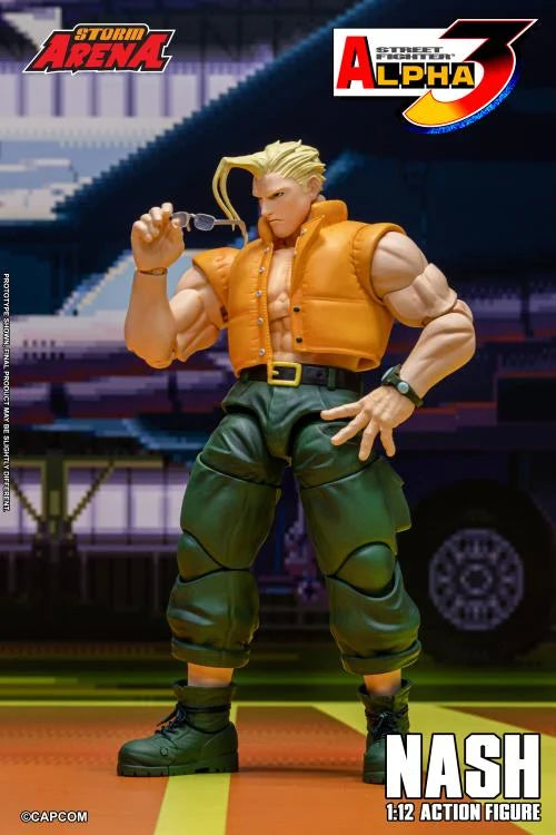 Street Fighter Alpha 3 Storm Arena Nash 1/12 Scale Action Figure