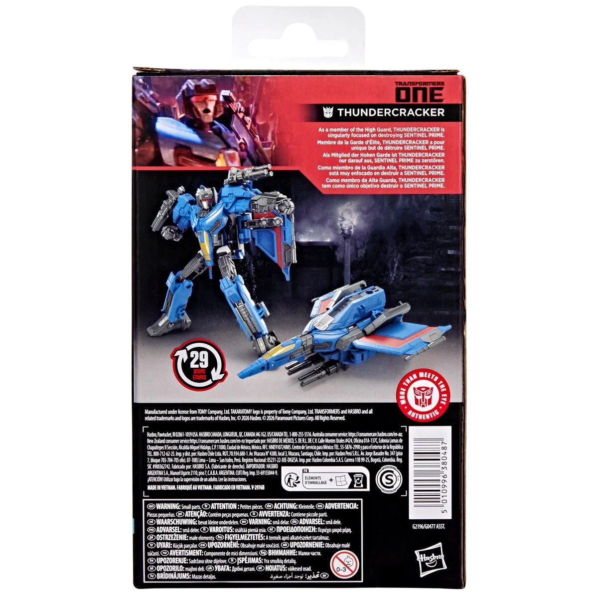 Transformers Studio Series Deluxe Class Transformers One Thundercracker Action Figure