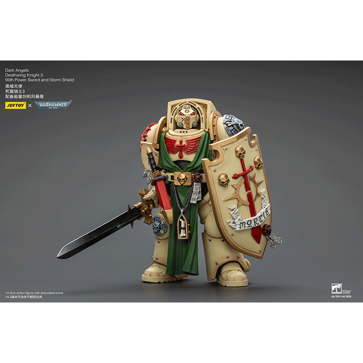 Warhammer 40,000 Dark Angels Deathwing Knight 3 1:18 Scale Action Figure