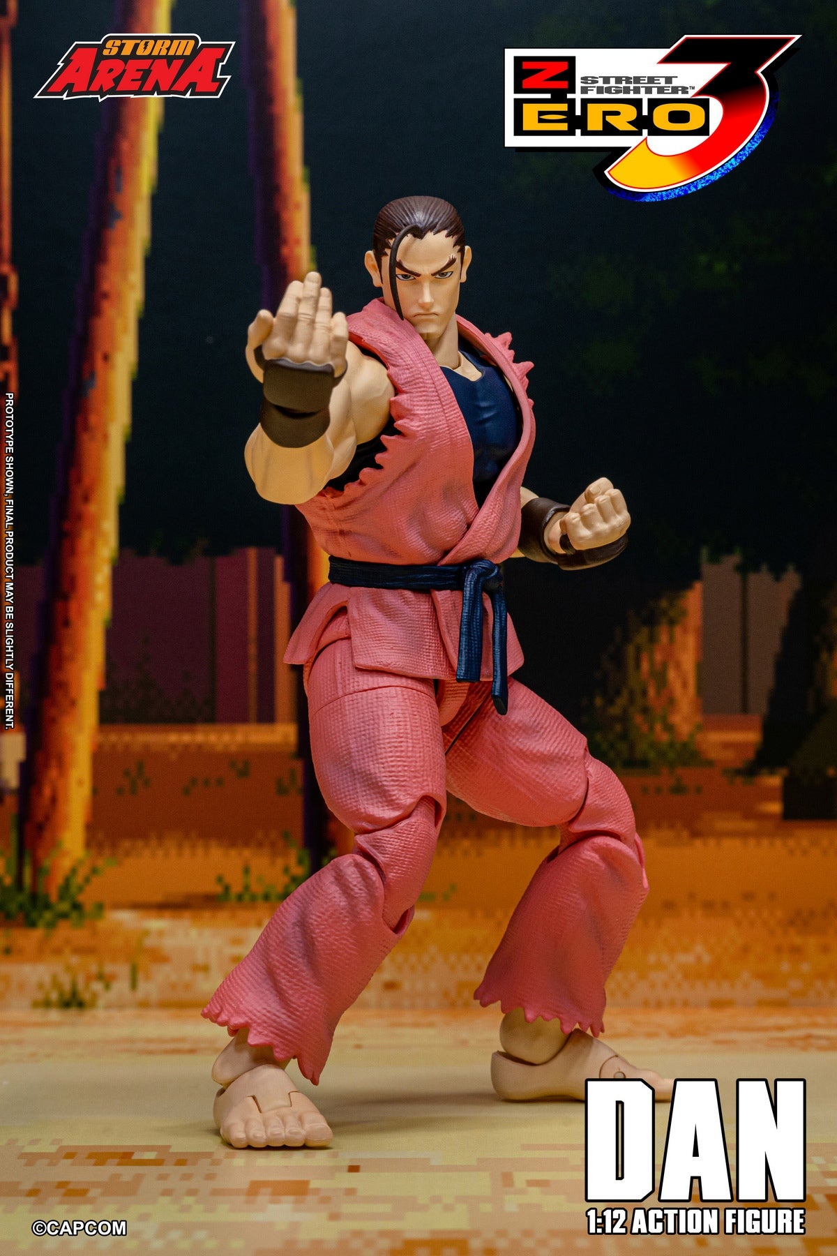 Street Fighter Alpha 3 Storm Arena Dan 1/12 Scale Action Figure