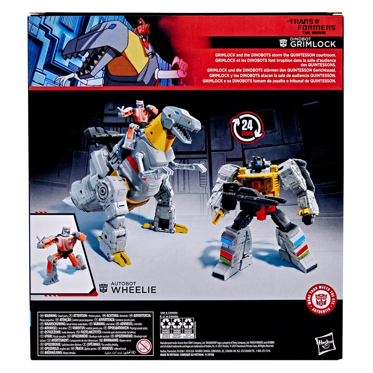 Transformers Studio Series The Transformers: The Movie Leader Class Dinobot Grimlock Action Figure